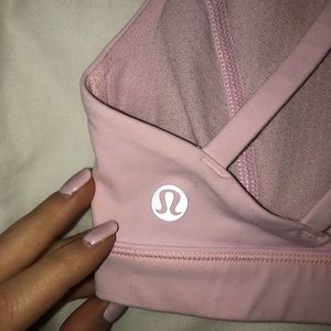 lululemon pink energy bra size 4